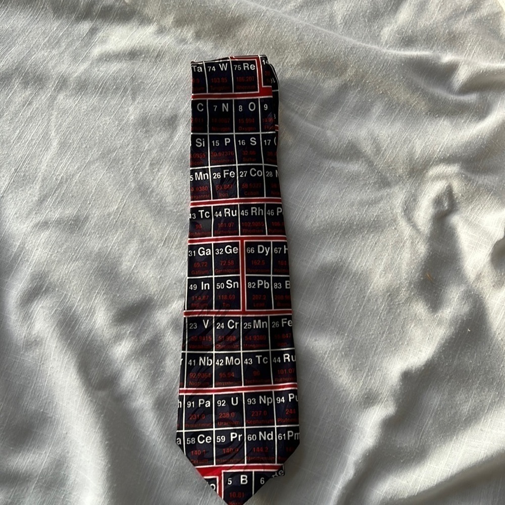 Steven Harris Hand Made Chemistry Metal Novelty Tie